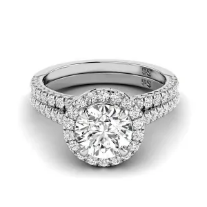 1.20-3.70 CT Round Cut Lab Grown Diamonds - Bridal Set