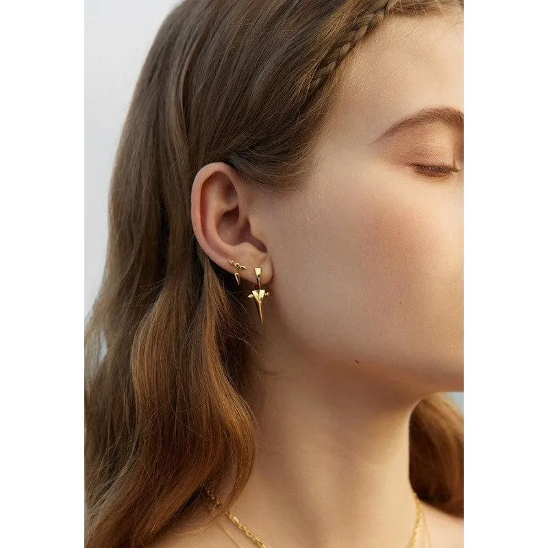 Ania Haie Gold Point Stud Earrings