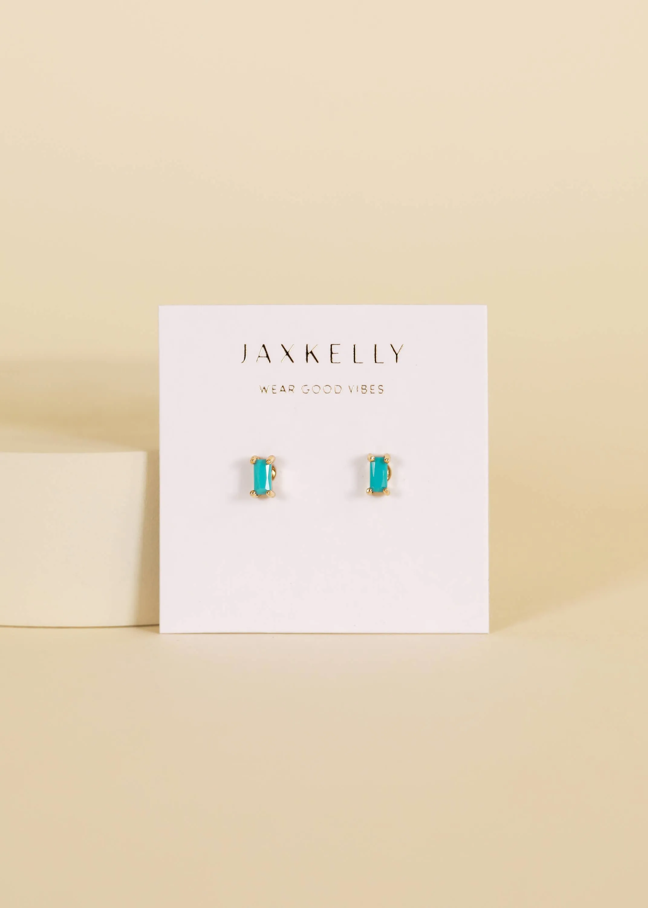 Baguette - Turquoise - Earring