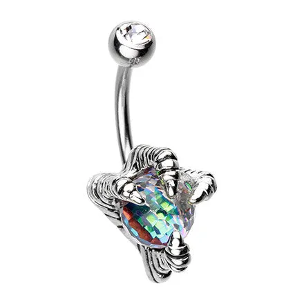 Basilisk Dragon Claw Belly Button Bar