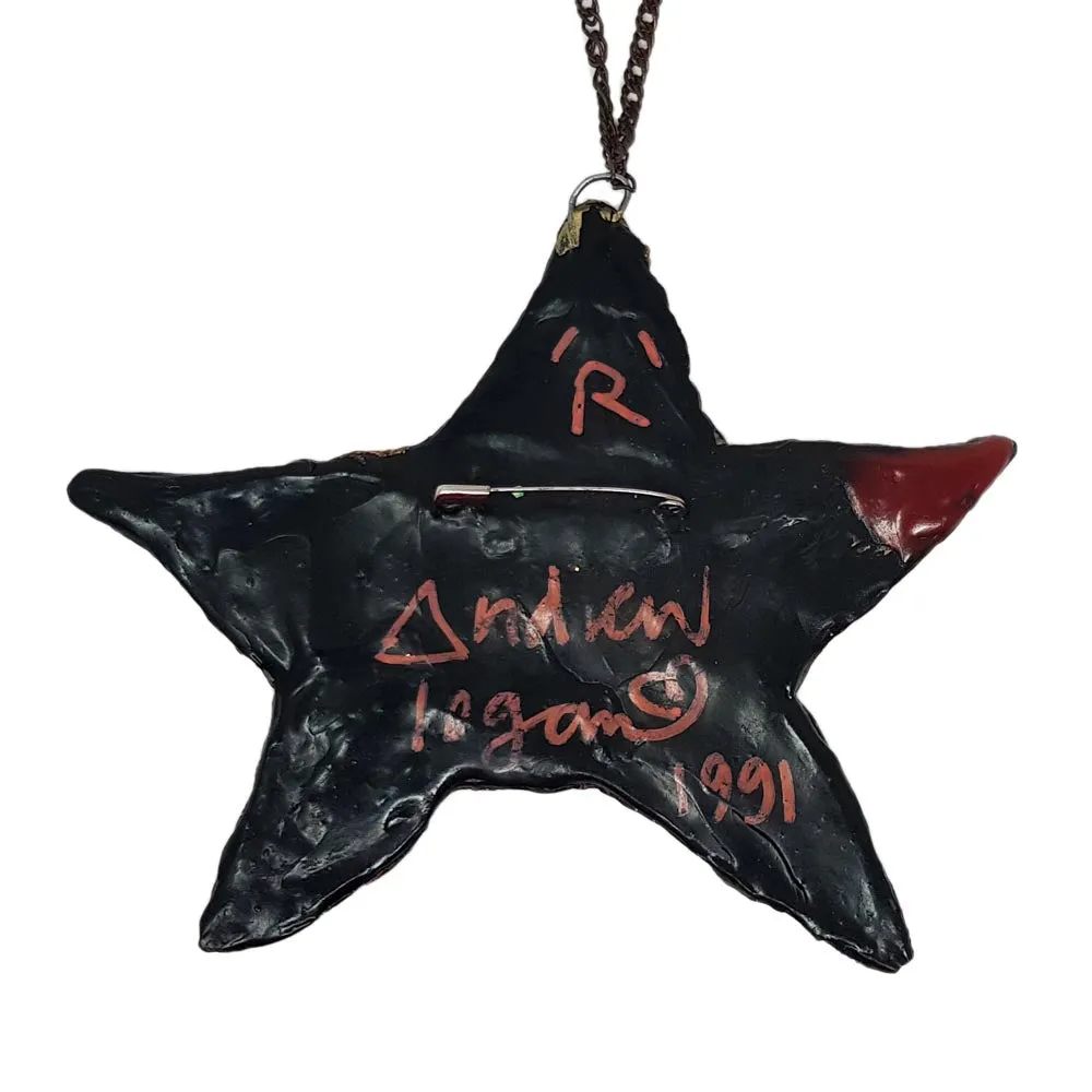 BRONZE STAR PENDANT NECKLACE - R, 1991