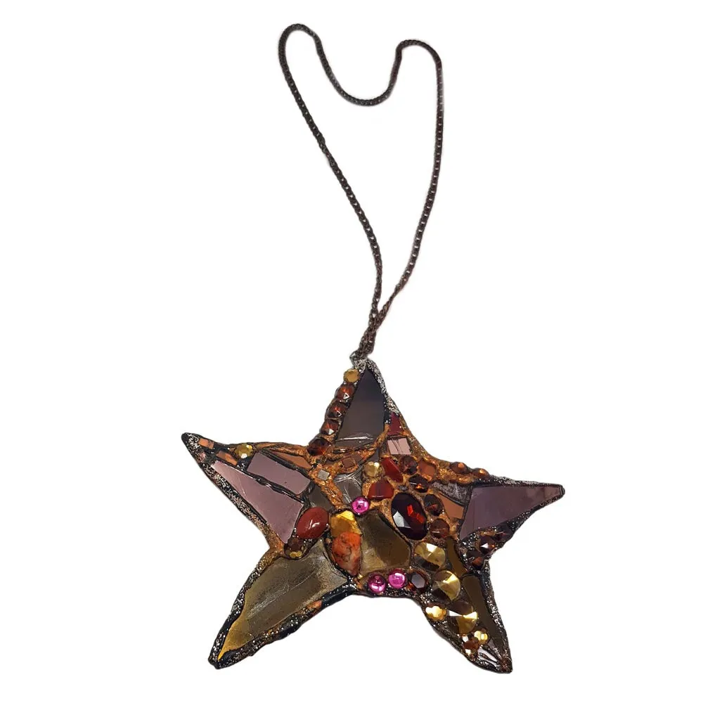 BRONZE STAR PENDANT NECKLACE - R, 1991