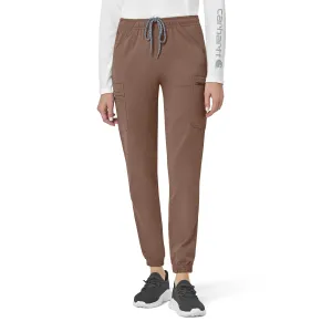 Carhartt Rugged Flex Peak Women's Cargo Jogger Scrub Pant - Nutmeg