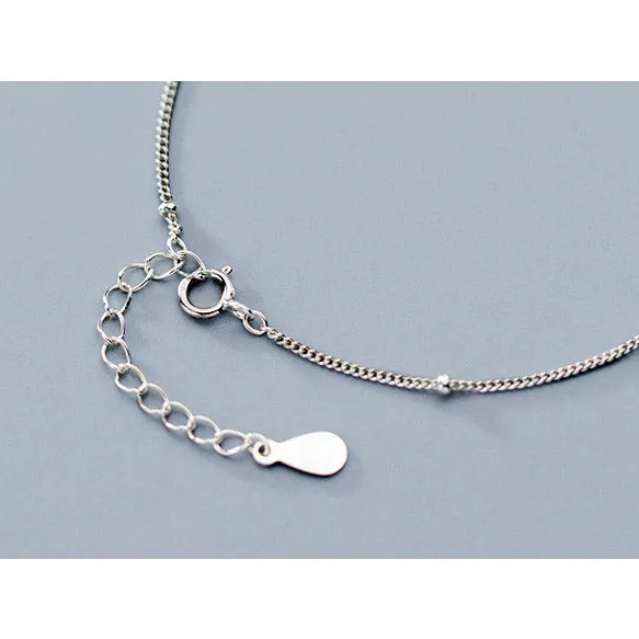 Duo Bead Chain Minimalist Bracelet