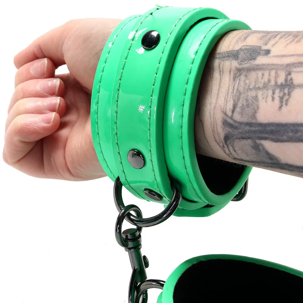 Electra Play Things Wrist Cuffs in Neon Green