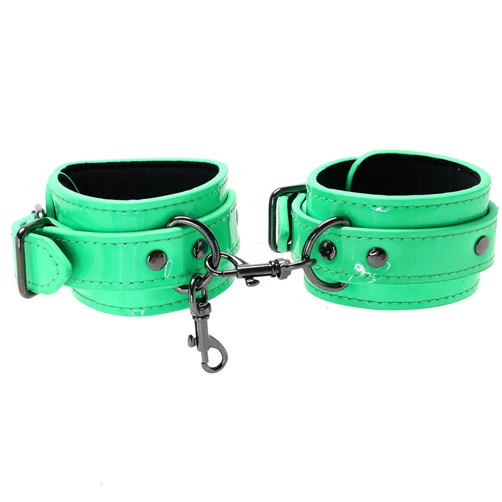 Electra Play Things Wrist Cuffs in Neon Green