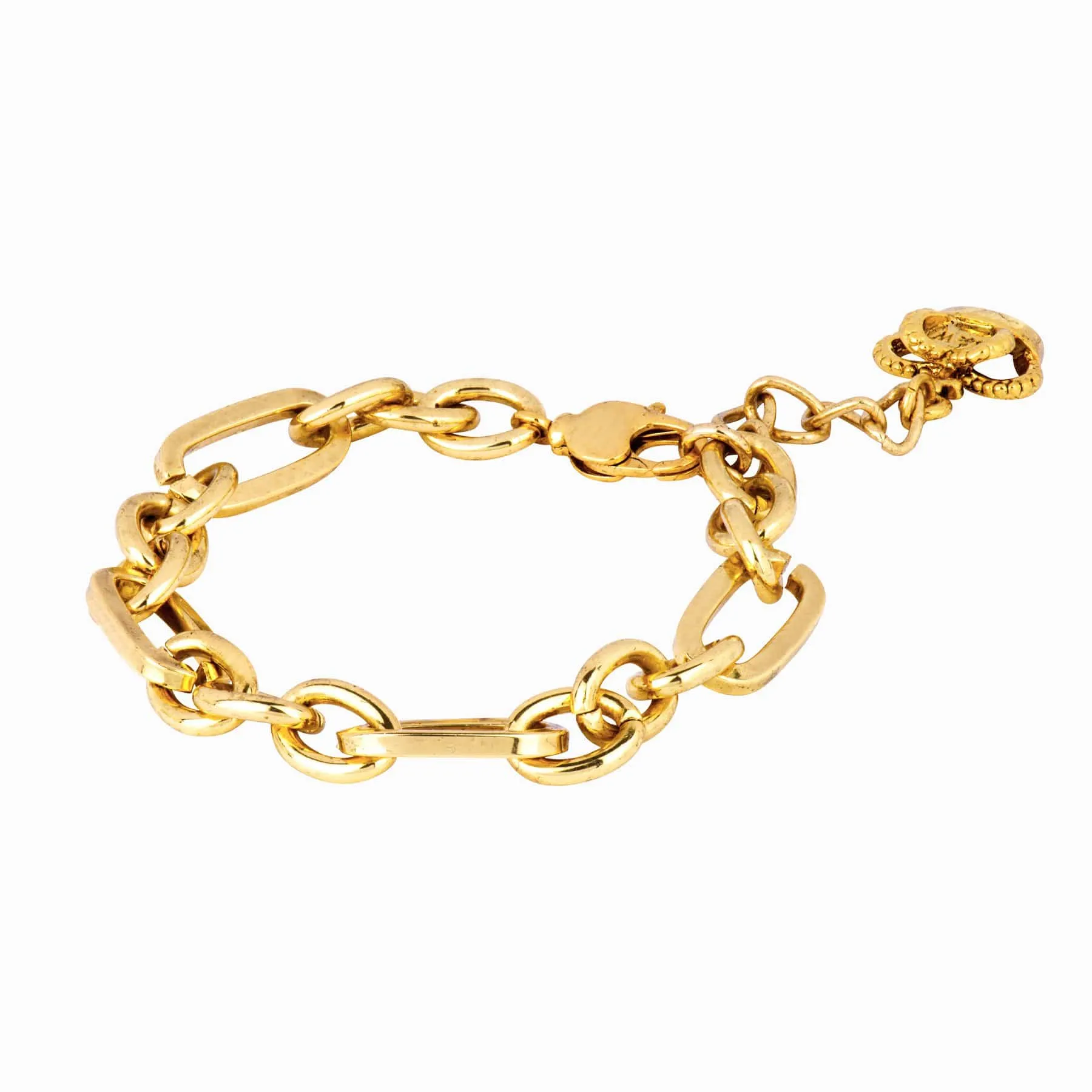 Figaro Chain Link Bracelet