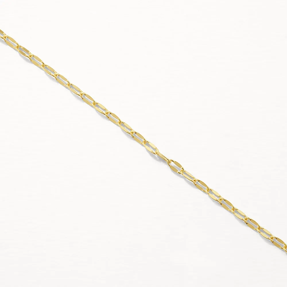 Fine Mirror Chain in Gold