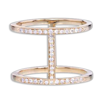 Gold Pavé Diamond Elijo Ring