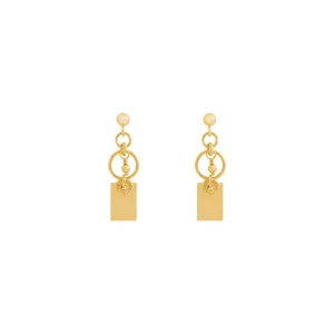 Indy Beaded Earrings - Gold