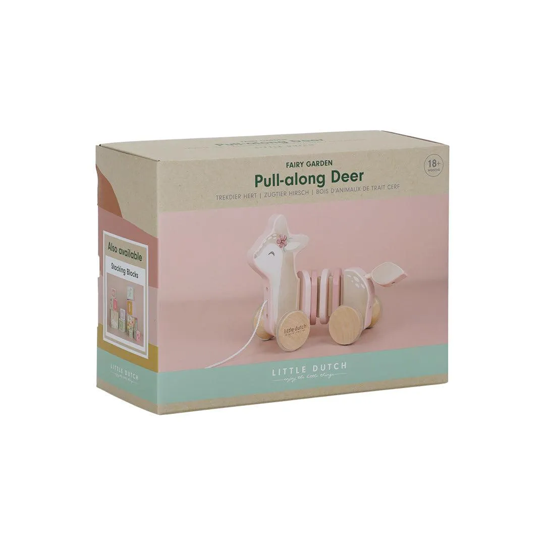 Little Dutch Wiggle Pull-Along - Fairy Garden - Deer