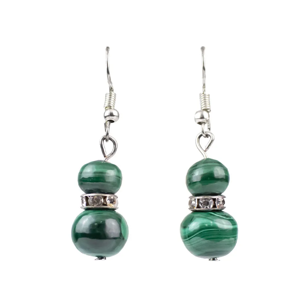 Malachite Earrings