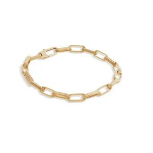 Marco Bicego Uomo Collection 18K Yellow Gold Coil Open Chain Link Bracelet