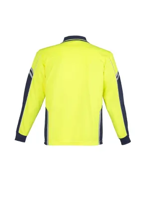 Mens HI Vis Quilted Flying Jacket