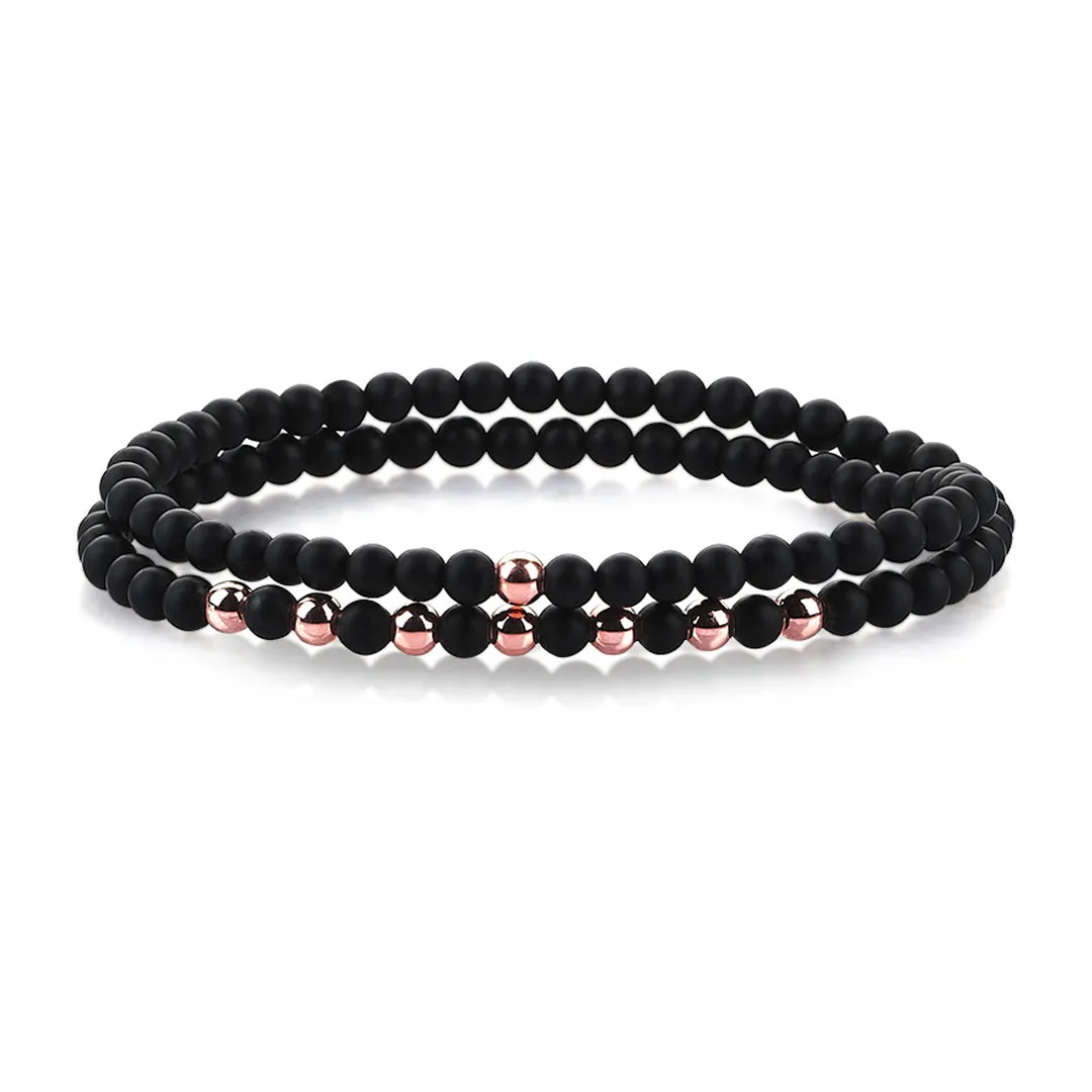 Minimalist Double Beaded Bracelet