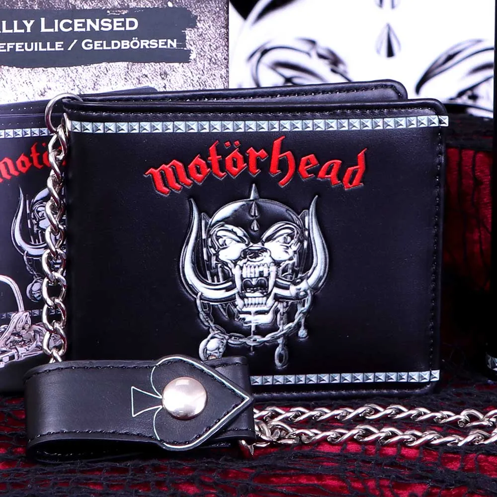 Motorhead Wallet with security chain