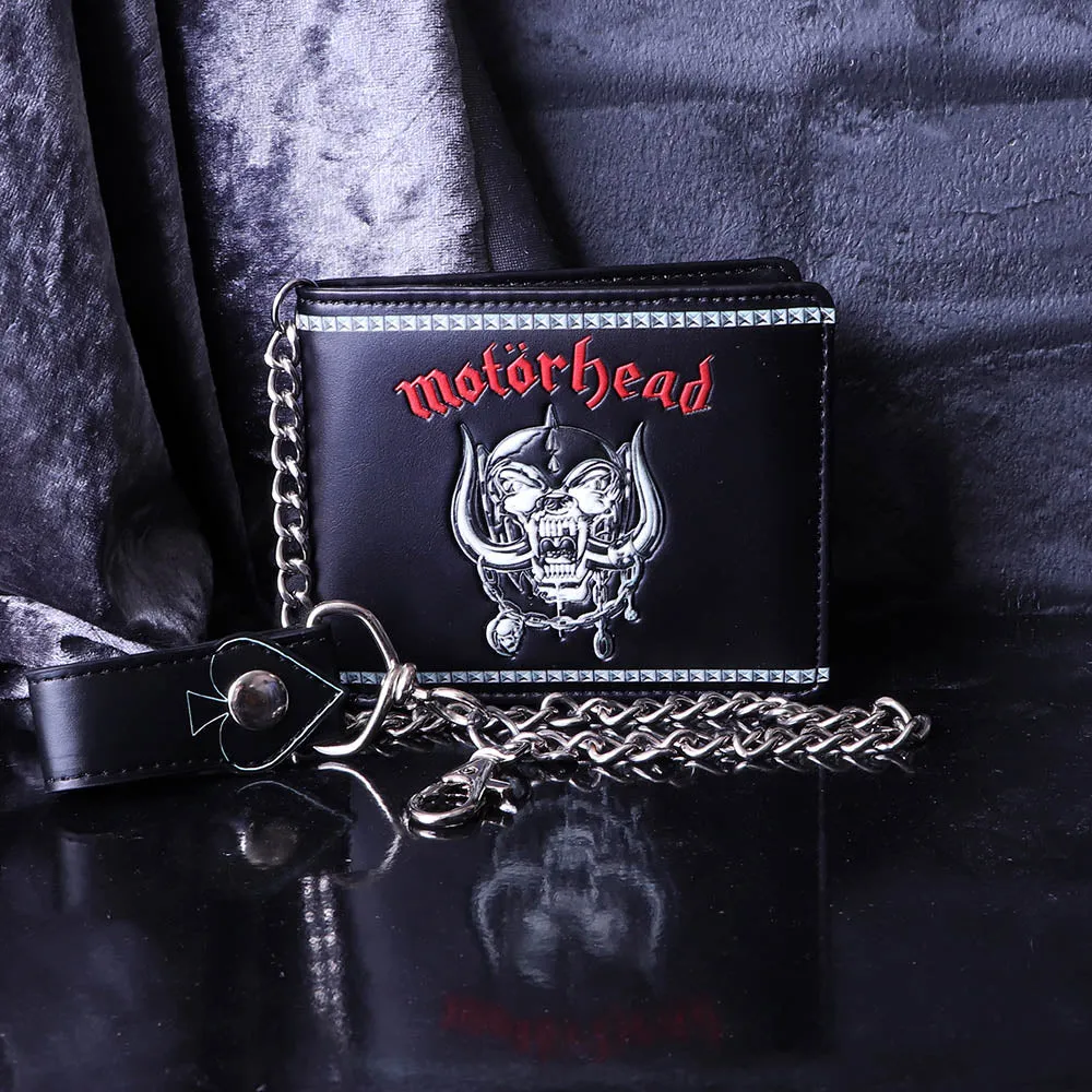 Motorhead Wallet with security chain