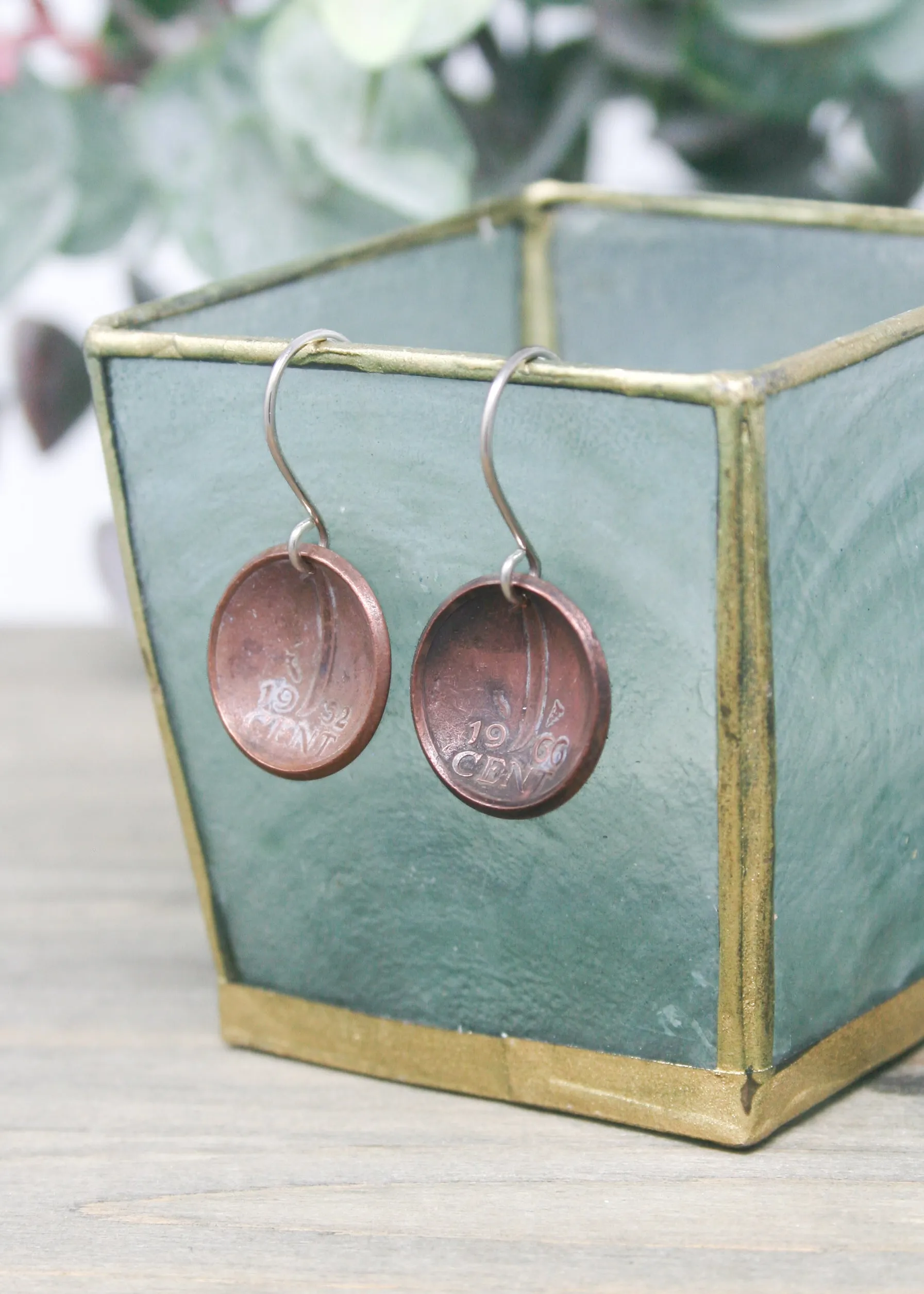 Netherlands World Coin Earrings