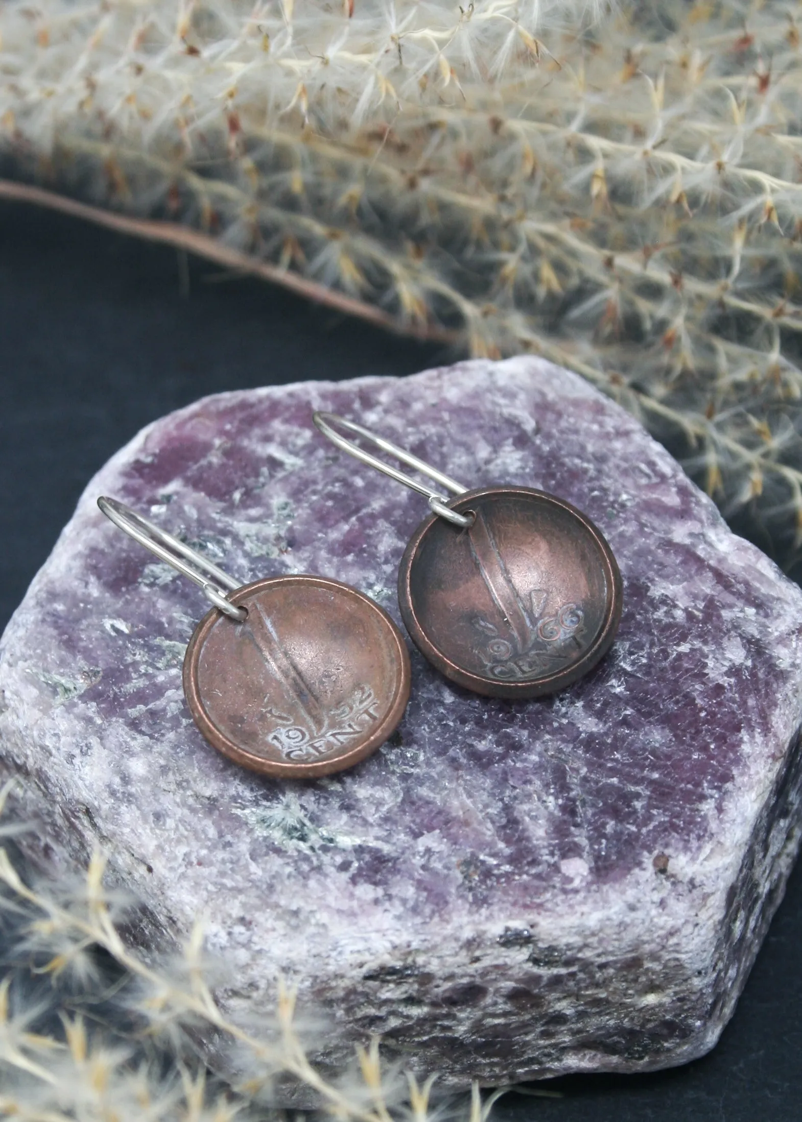 Netherlands World Coin Earrings