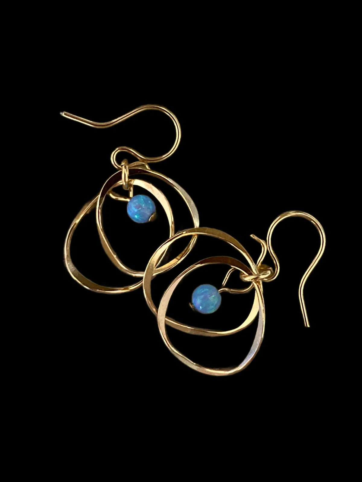 Opal Orbit Dangles