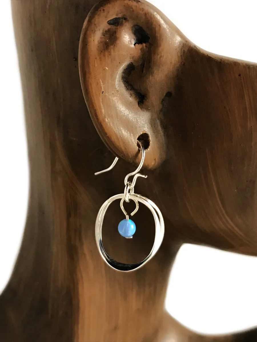 Opal Orbit Dangles