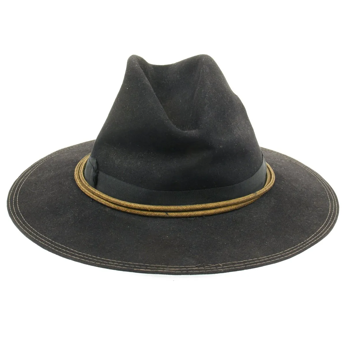 Original U.S. Indian Wars Model 1889 Black Campaign Hat by Conqueror