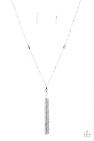 Paparazzi Tassel Takeover - Pink Necklace