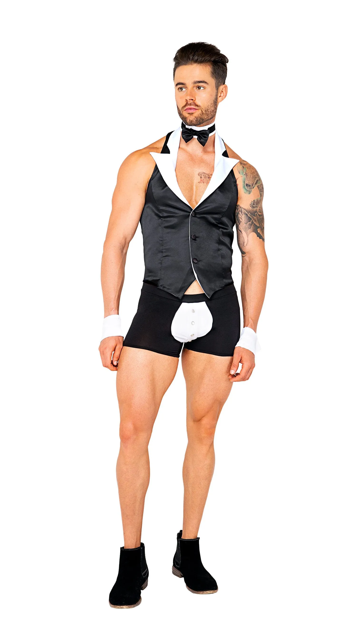 Roma 4pc Butler Beefcake Costume