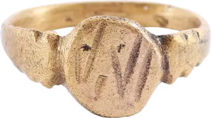 ROMAN/PARTHIAN MYSTICAL RING, 2ND-3RD CENTURY AD