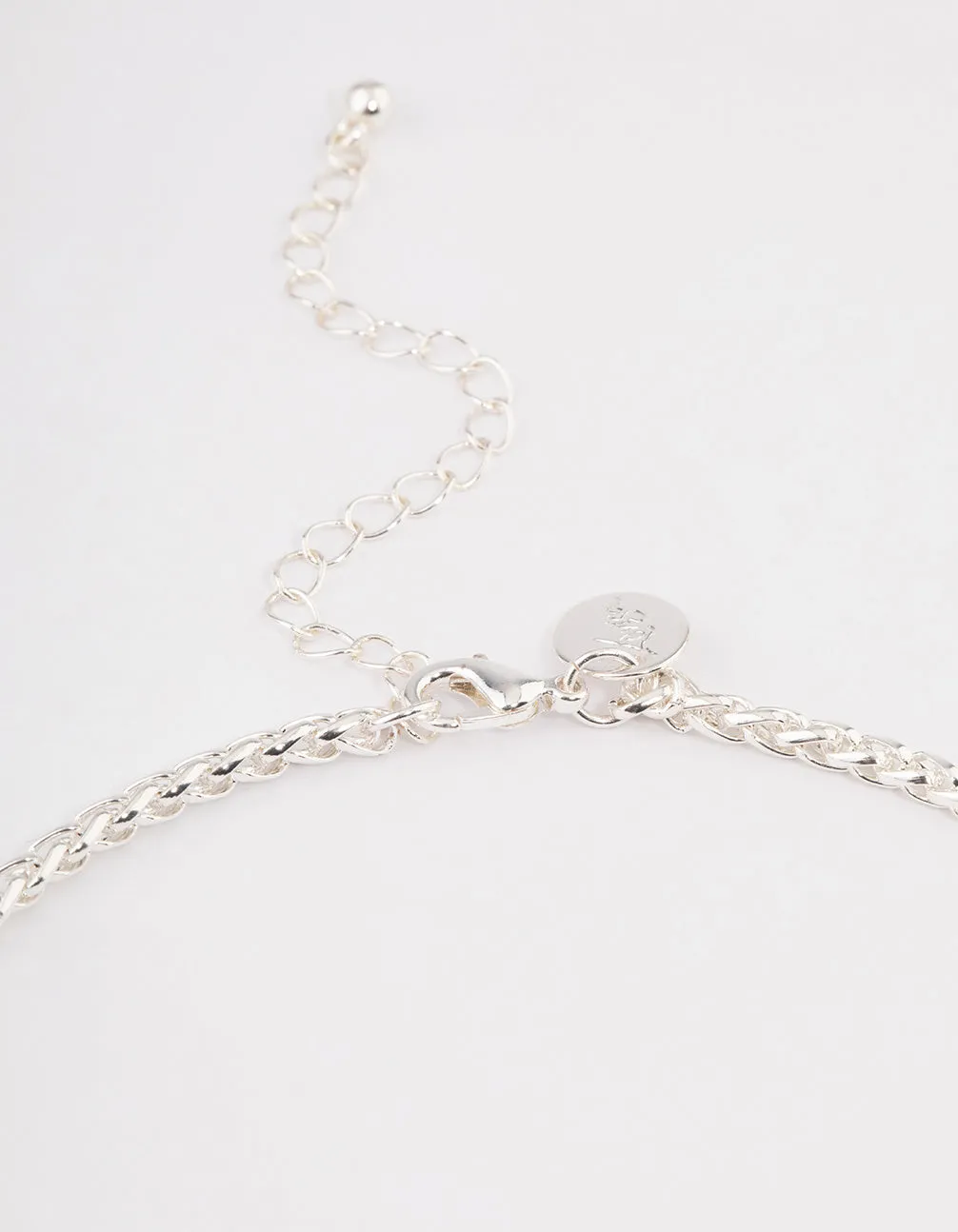 Silver Classic Wheat Chain Necklace