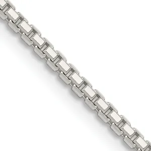 Silver Polish 1.70-mm Octagon Solid Box Chain