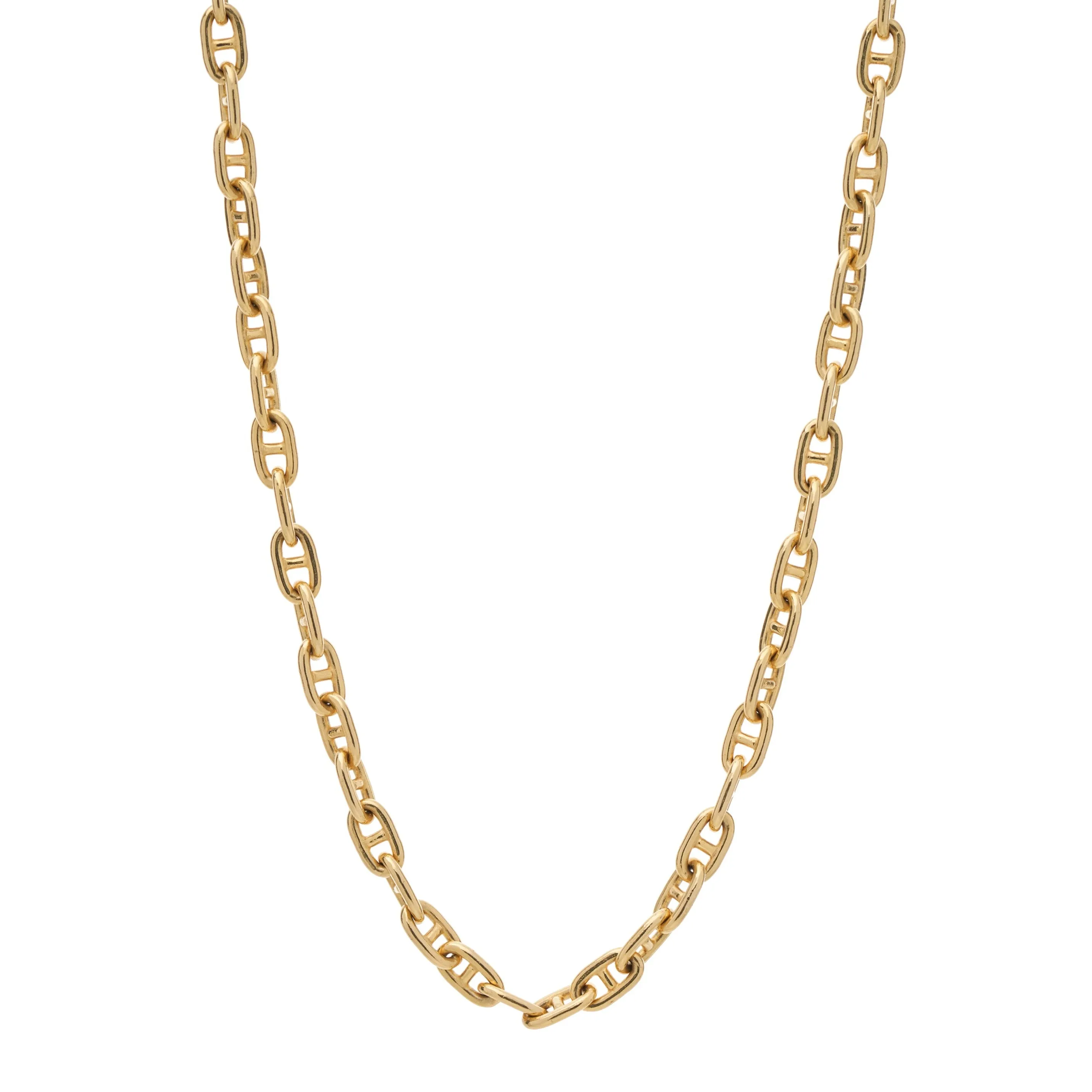 Stephanie Windsor 14k Large Solid Mariner Link Chain