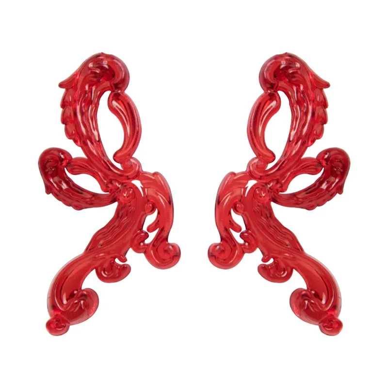 TEEK - Vibrant Butterfly Drop Earrings