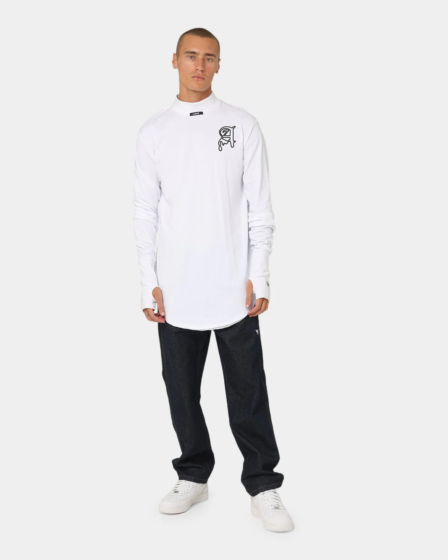 The Anti Order Old Guard Long Sleeve T-Shirt White/Black