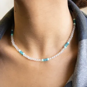 Ulu Frosted Glass Choker Necklace