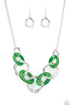 Urba Circus - Green Paparazzi Necklace