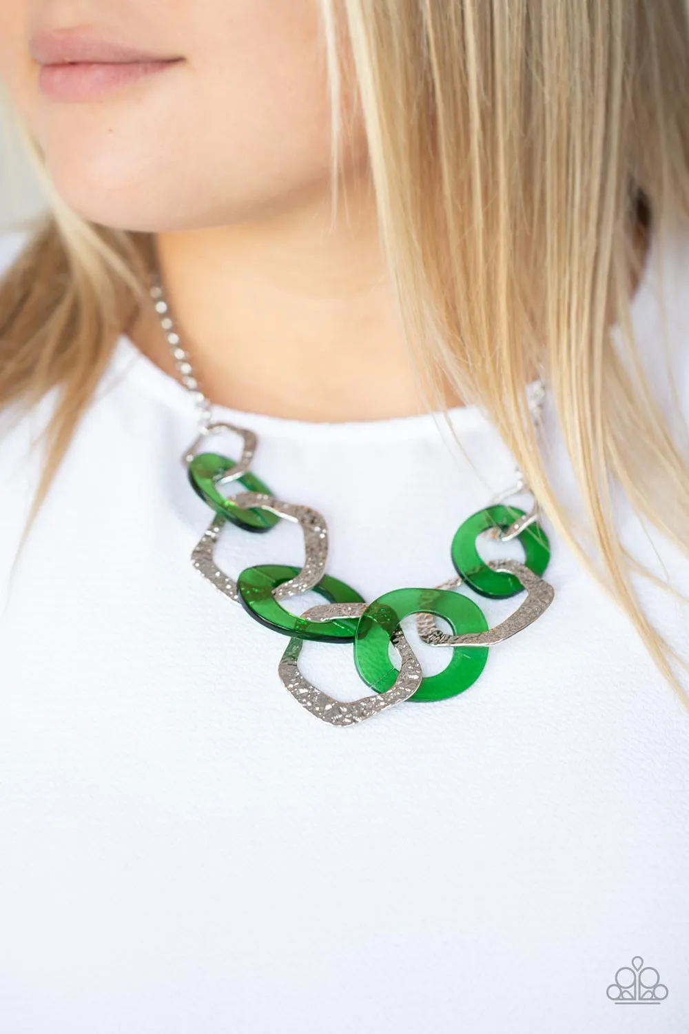 Urba Circus - Green Paparazzi Necklace