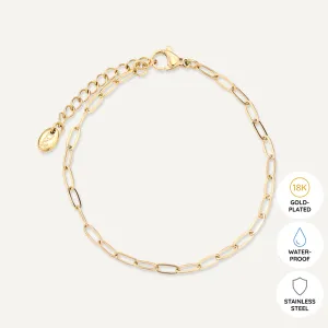 Vibes | Delicate Gleam Clasp Bracelet | 18K Gold-Plated