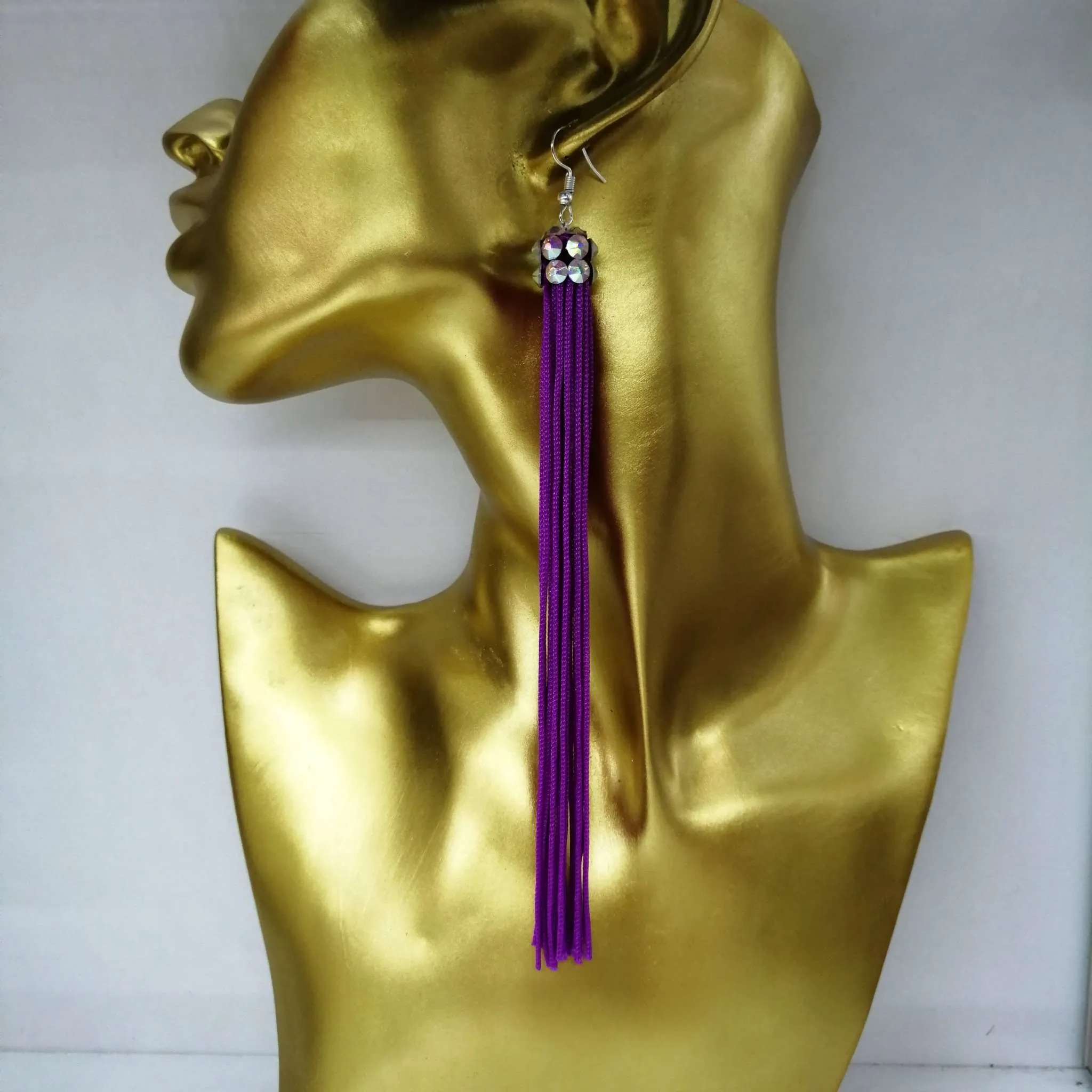 Vibrant Dance Tassels Earrings