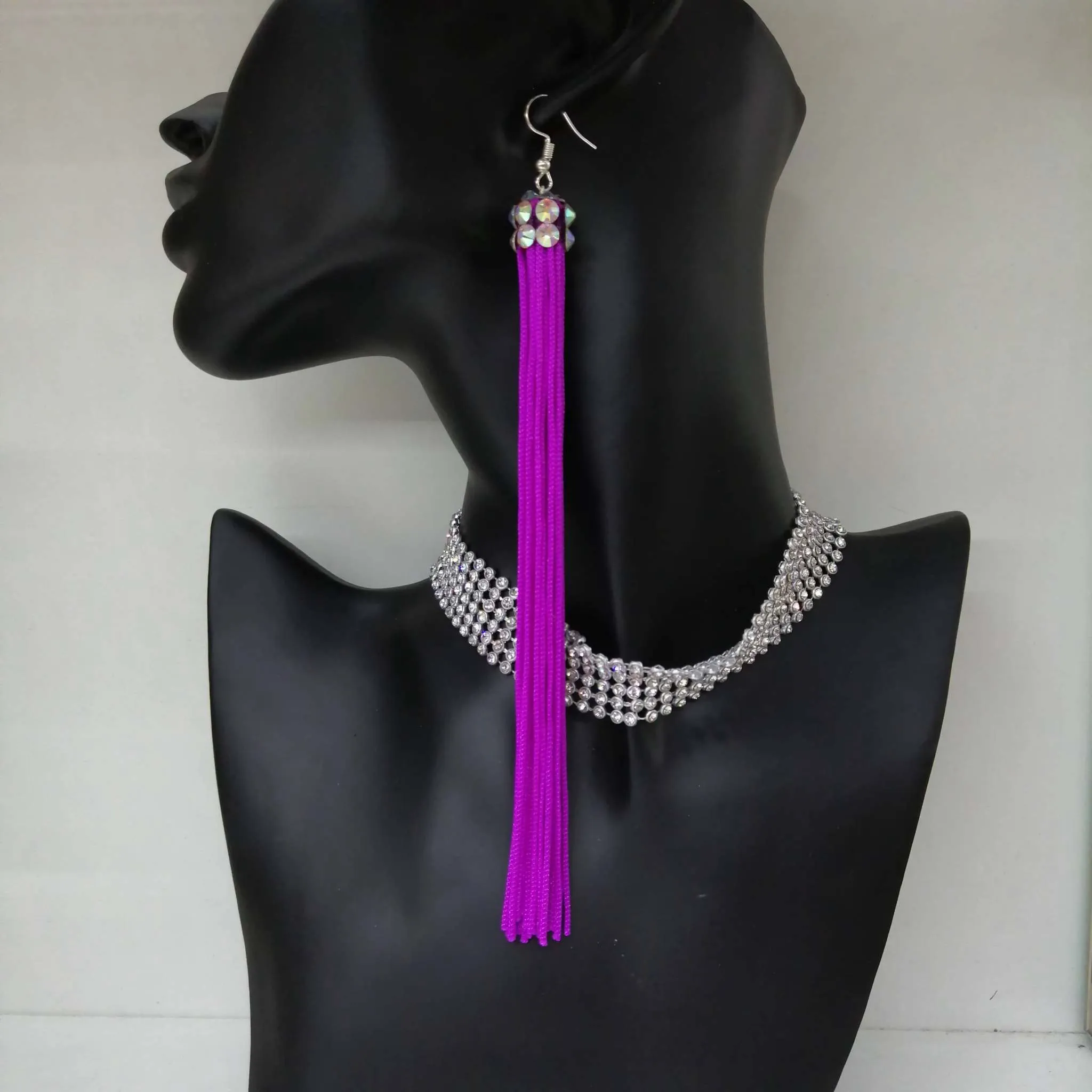 Vibrant Dance Tassels Earrings