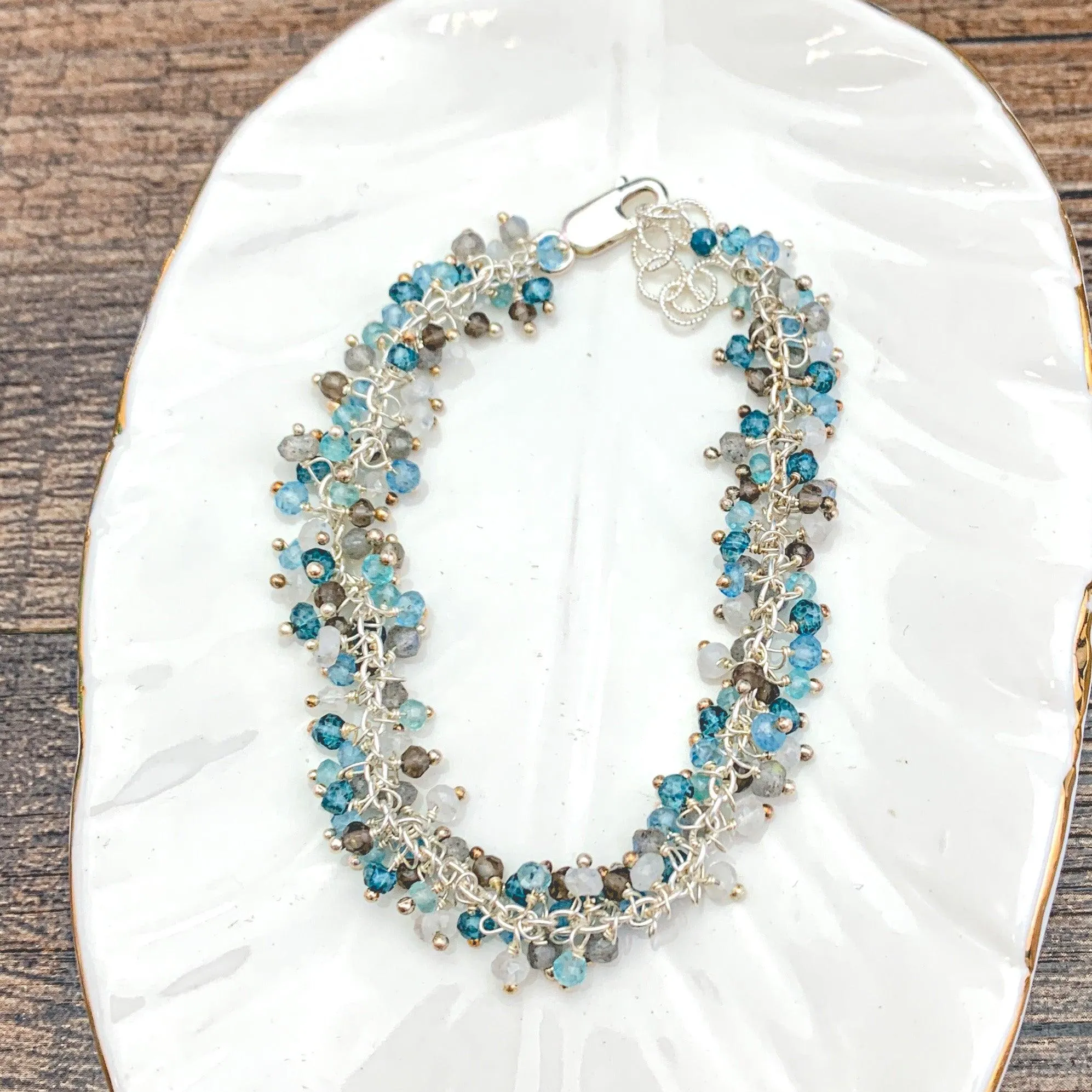 Vibrant Denim Blues Jewelry Set