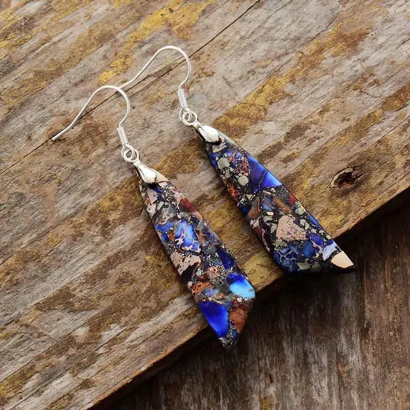 Vibrant Jasper's Stone Earrings Collection