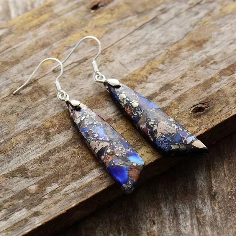 Vibrant Jasper's Stone Earrings Collection