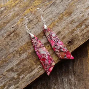 Vibrant Jasper's Stone Earrings Collection